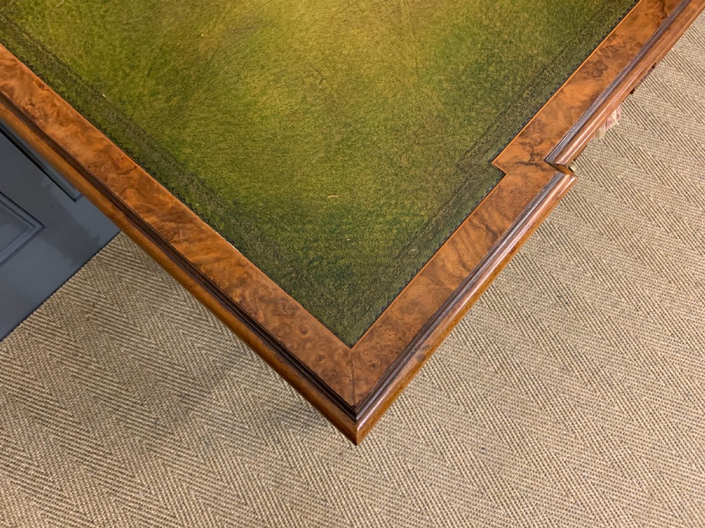 Johnstone and Jeanes Inlaid Burr Walnut Writing Table View VI