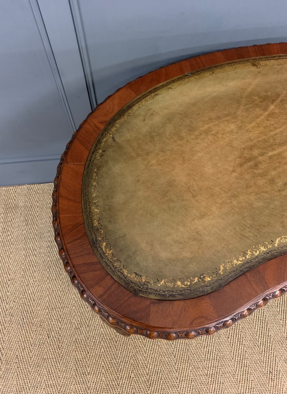 Rare Pair of Mahogany Kidney Shaped Writing Desks by Waring and Gillow View VIII