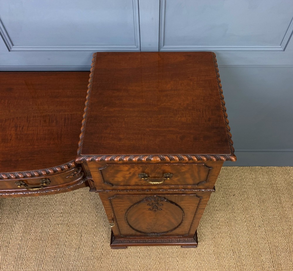 Waring and Gillow Mahogany Chippendale Revival Sideboard View VII