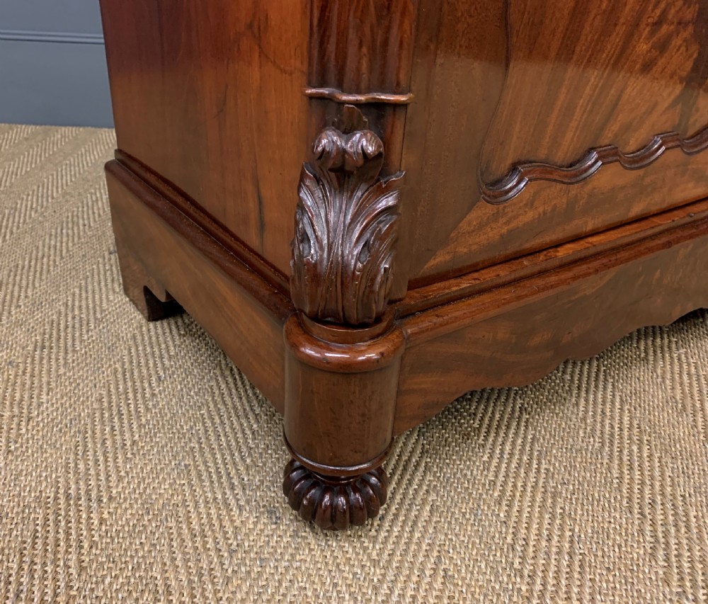 French 19th Century Flame Mahogany Bookcase View XI