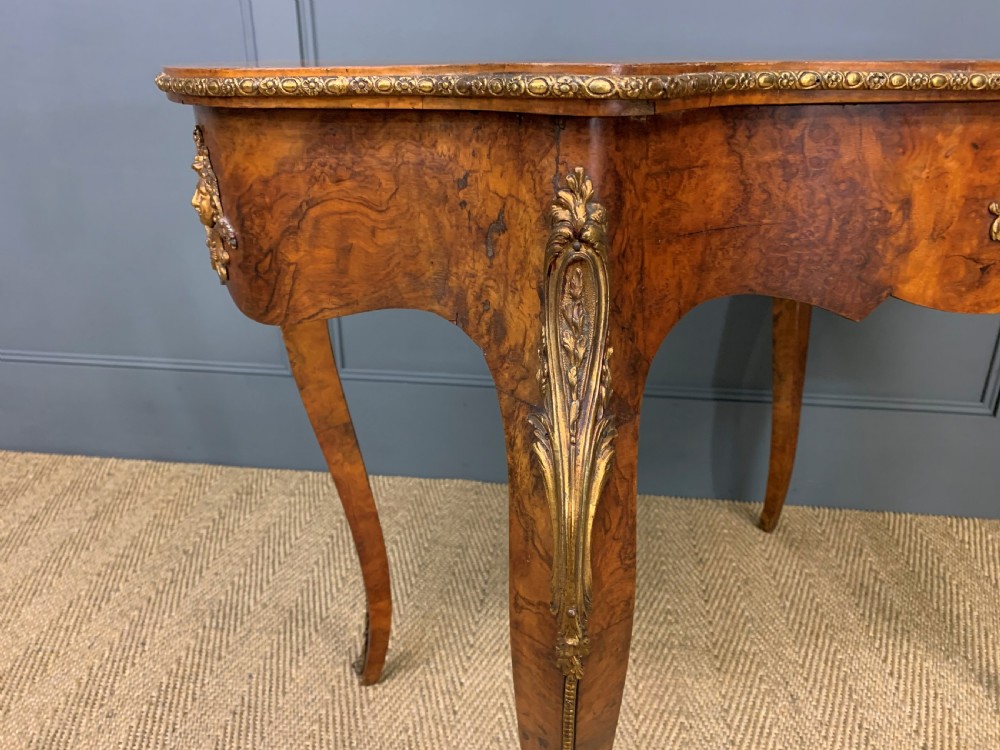 Victorian Inlaid Burr Walnut Centre Table View III