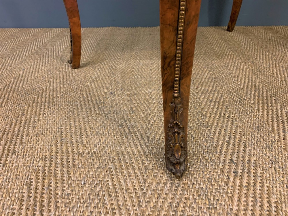 Victorian Inlaid Burr Walnut Centre Table View X