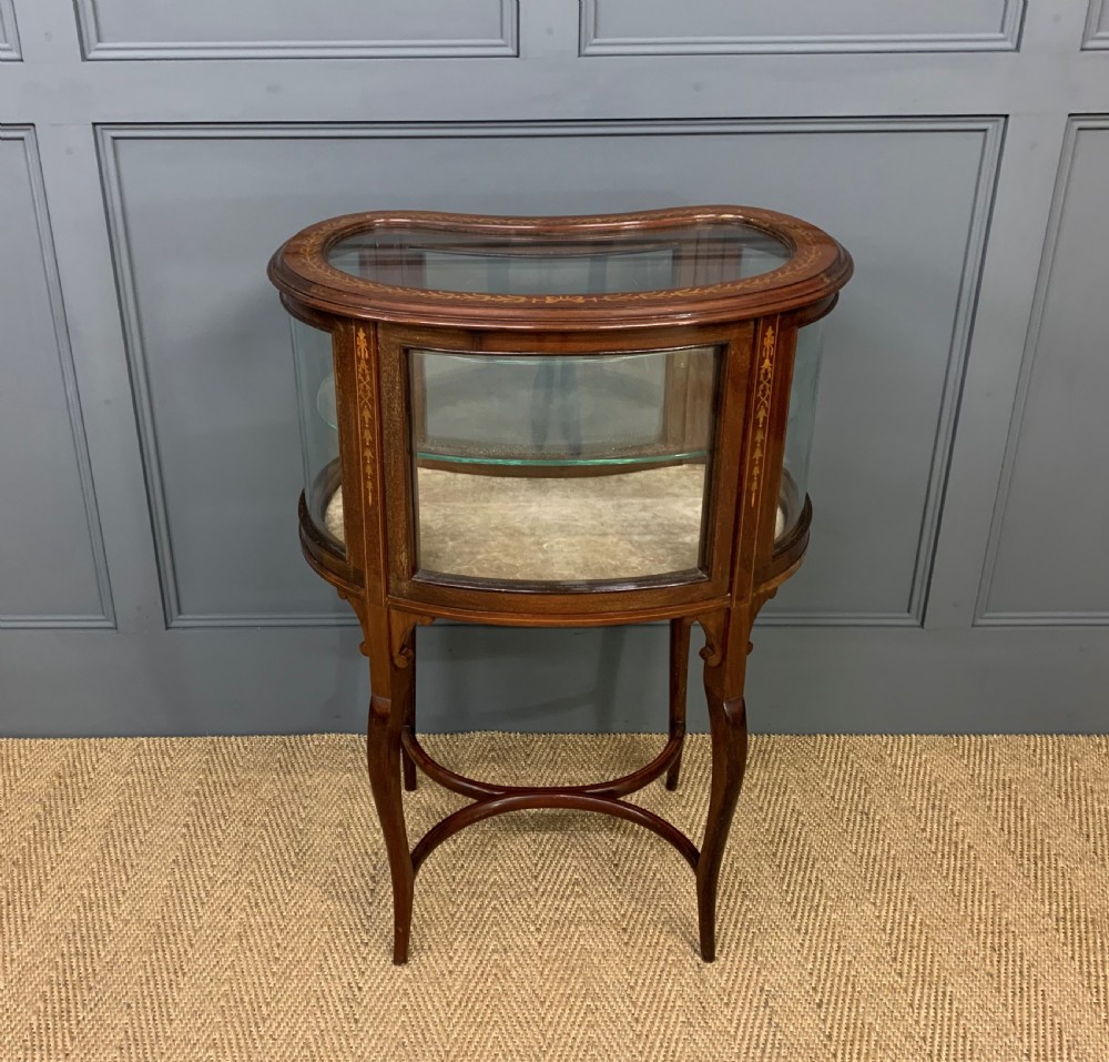 Edwardian Inlaid Mahogany Bijouterie Table View V