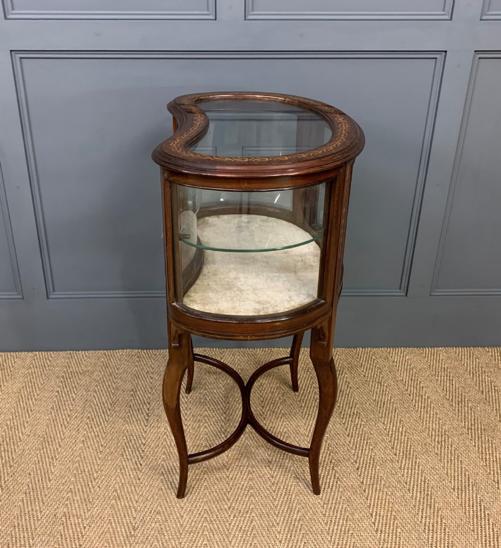 Edwardian Inlaid Mahogany Bijouterie Table View XI