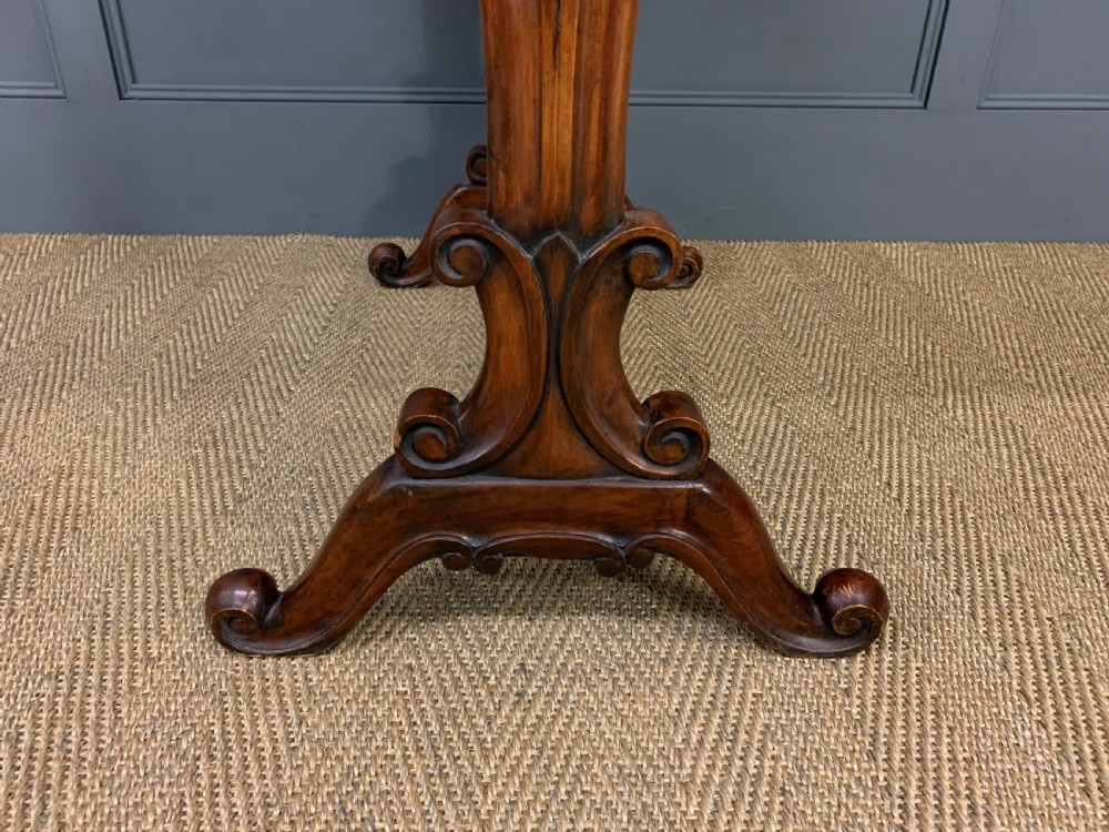Victorian Inlaid Burr Walnut Side Table View XII