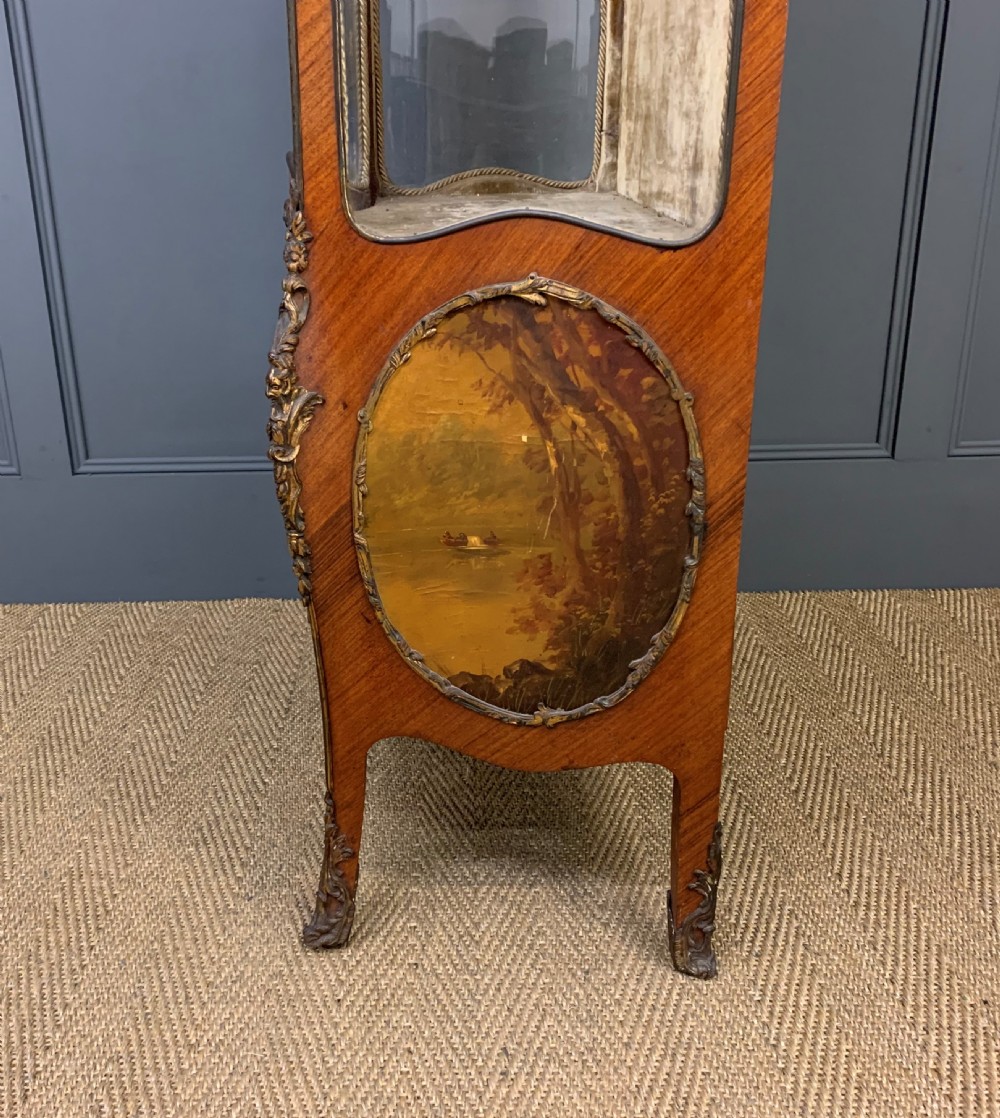 Vernis Martin Decorated French Kingwood Vitrine View XVIII