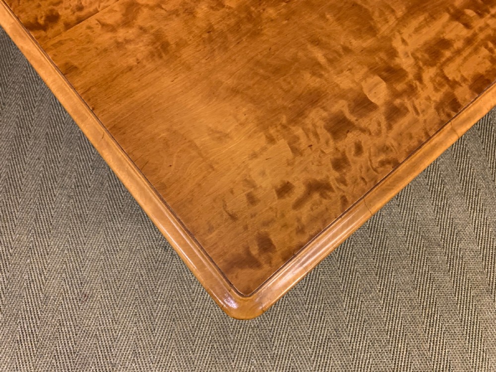 Victorian Satinwood Library Table View III