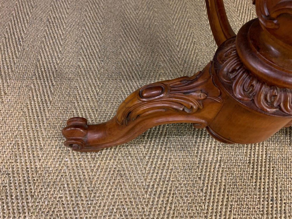 Victorian Satinwood Library Table View XV