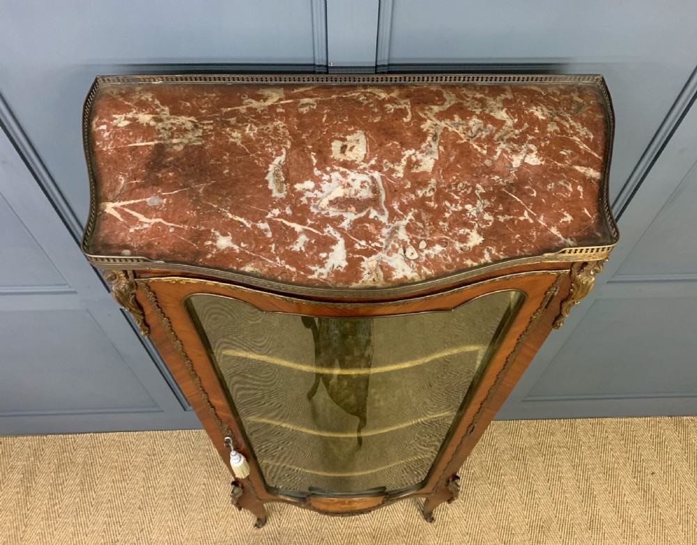 French Kingwood and Marquetry Vitrine View II