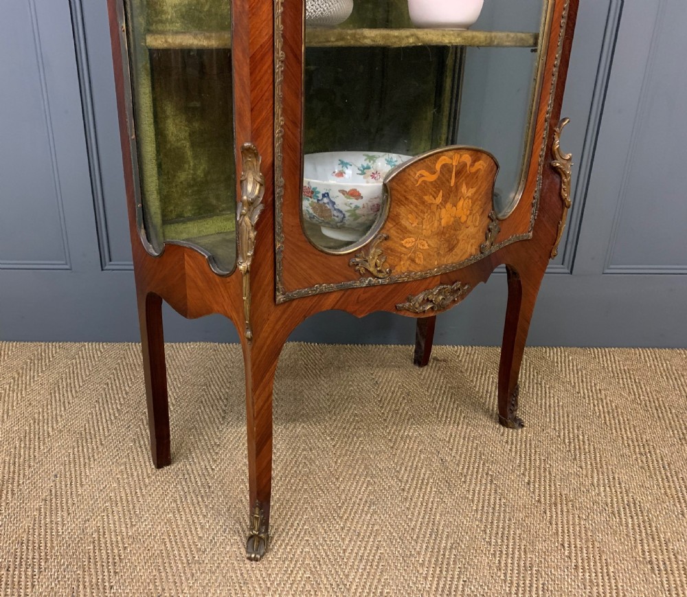 French Kingwood and Marquetry Vitrine View III