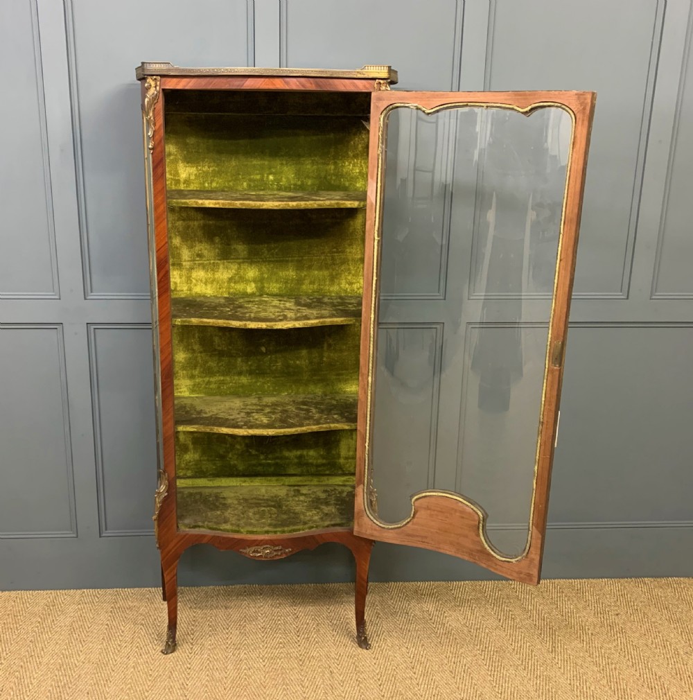 French Kingwood and Marquetry Vitrine View IV