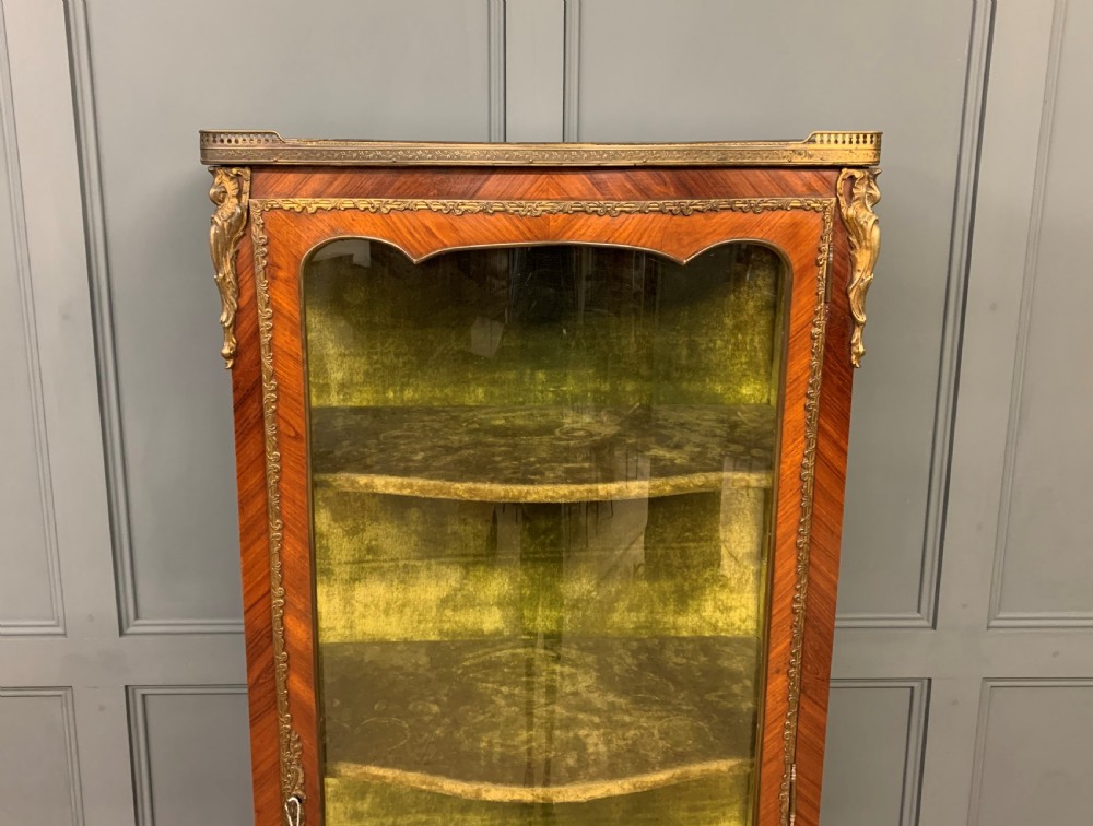 French Kingwood and Marquetry Vitrine View VII