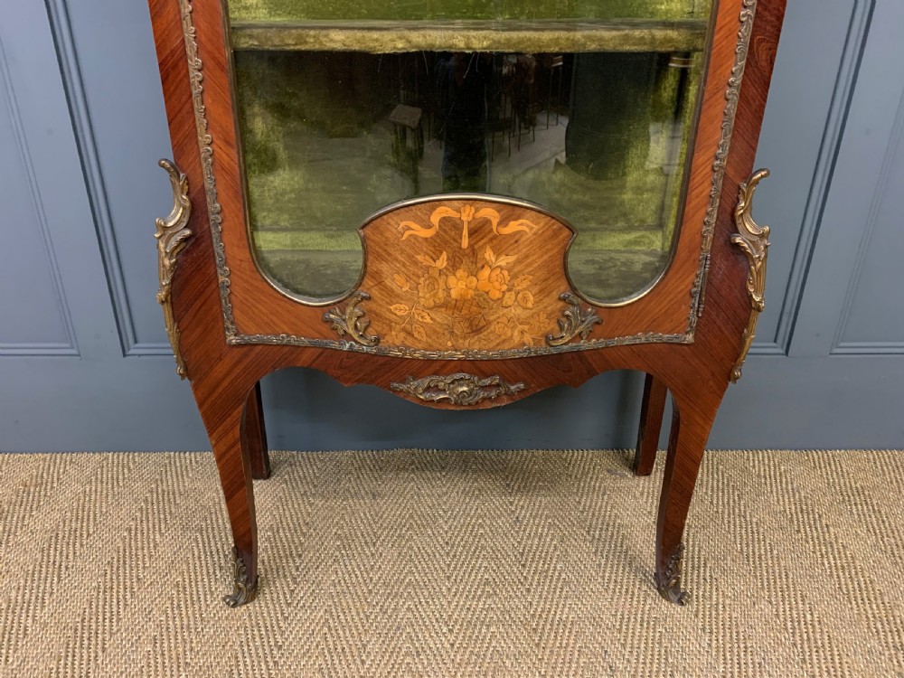 French Kingwood and Marquetry Vitrine View VIII