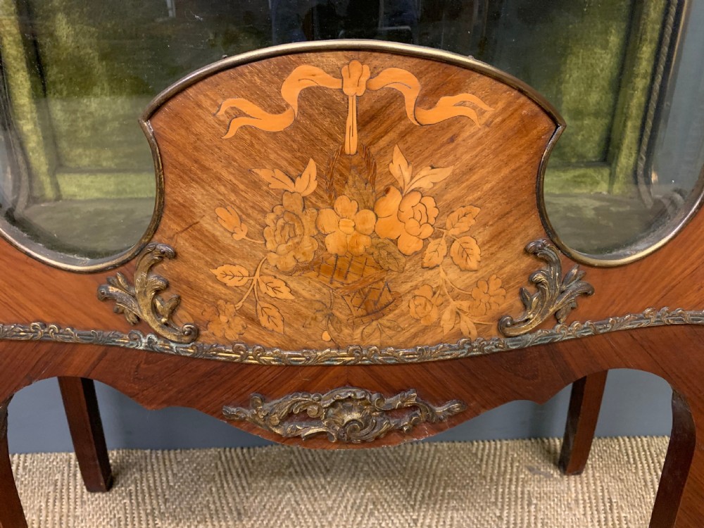 French Kingwood and Marquetry Vitrine View IX