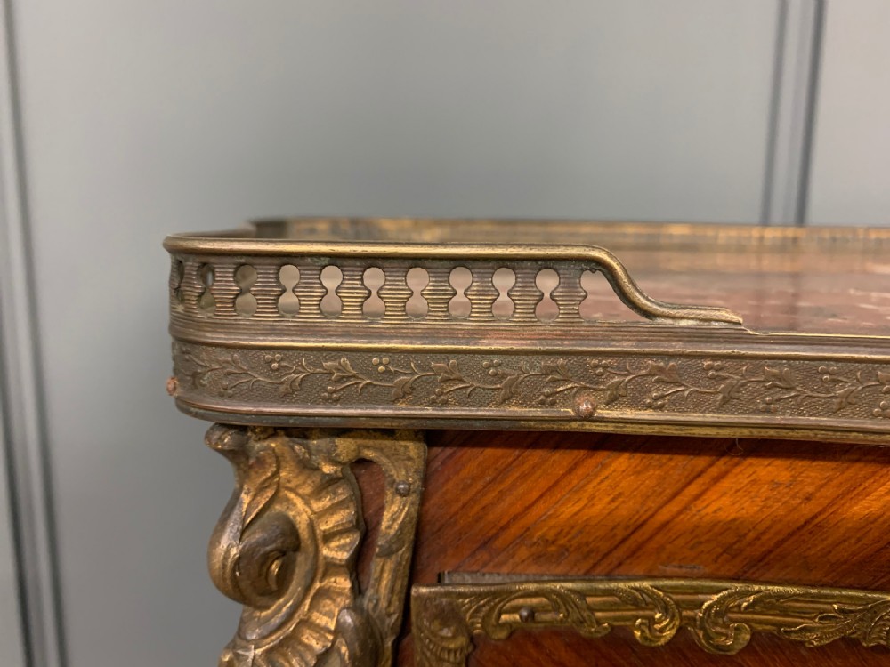 French Kingwood and Marquetry Vitrine View XII