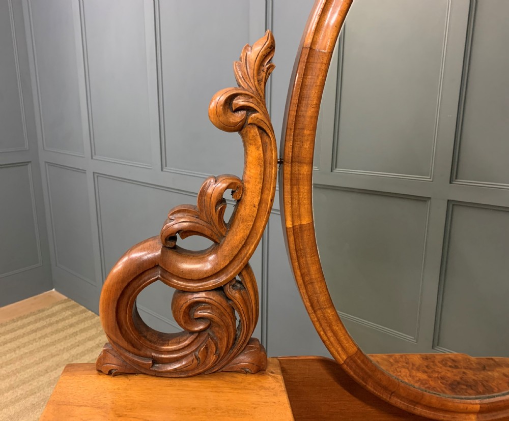 Victorian Burr Walnut Duchess Dressing Table View V