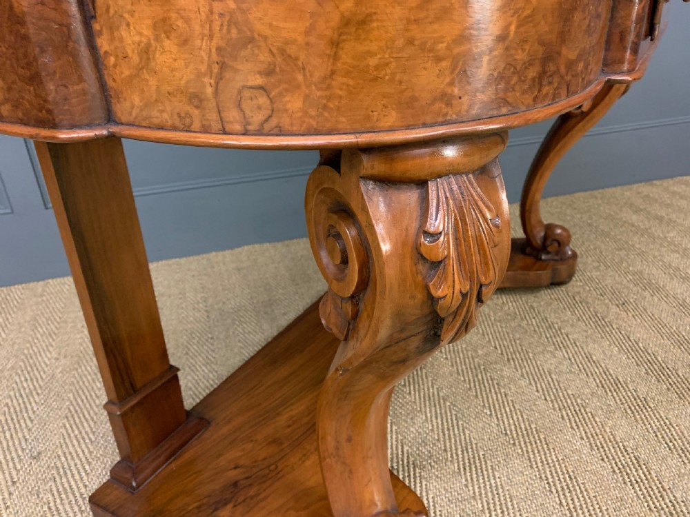 Victorian Burr Walnut Duchess Dressing Table View XIV