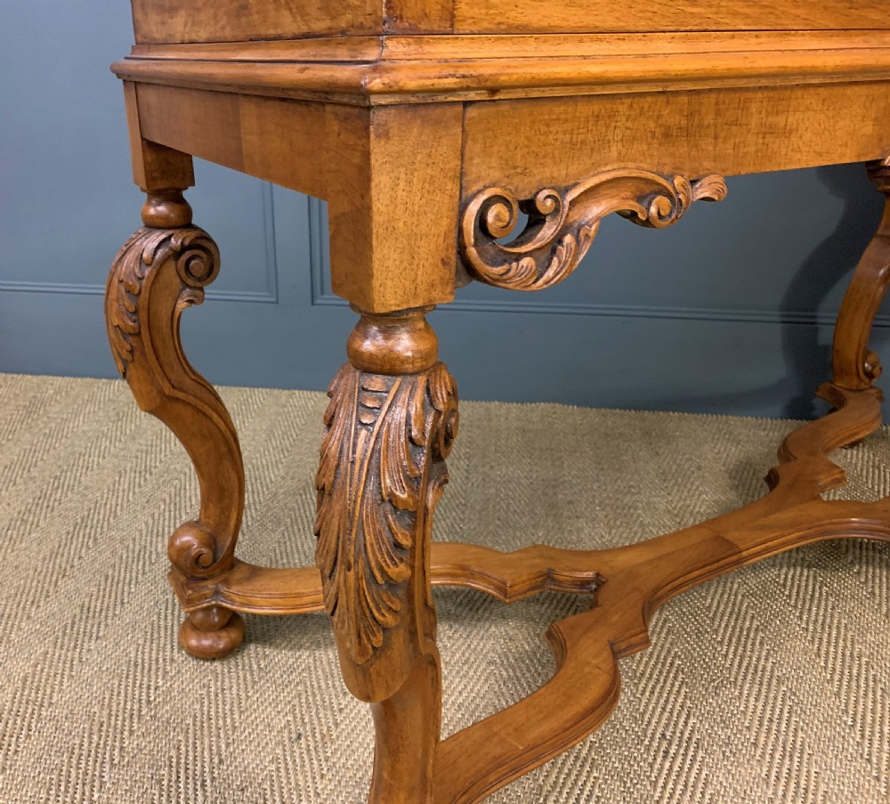 Burr Walnut Console Table View III