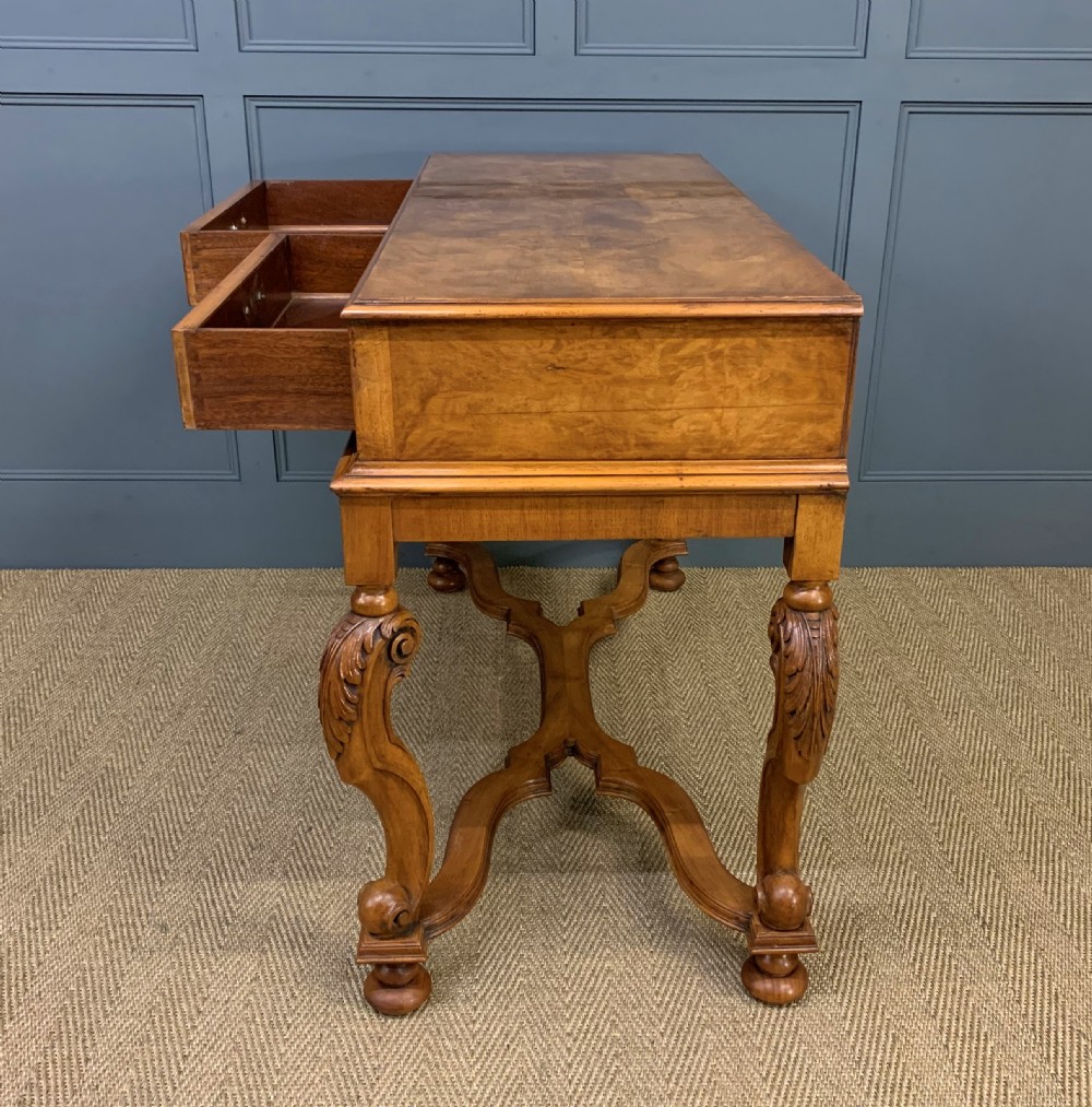 Burr Walnut Console Table View V