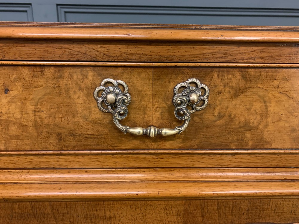 Burr Walnut Console Table View VII