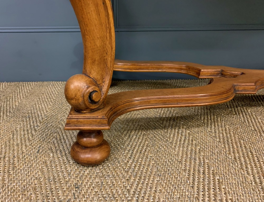 Burr Walnut Console Table View IX