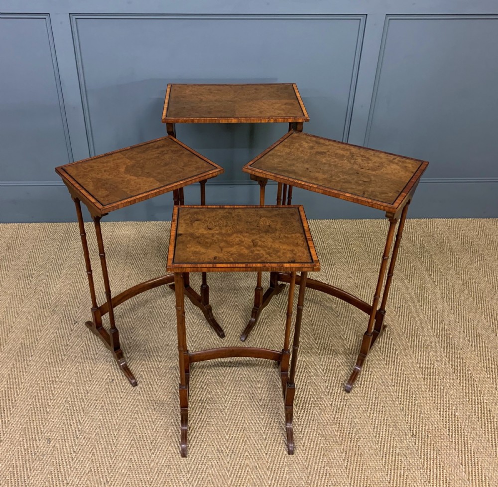 Edwardian Nest of 4 Tables View V