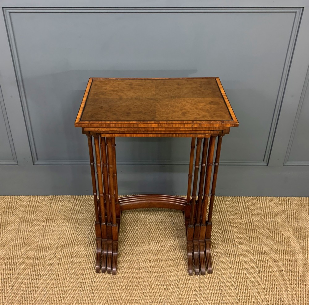 Edwardian Nest of 4 Tables View VI