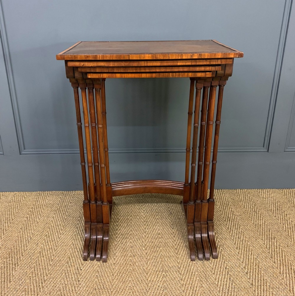 Edwardian Nest of 4 Tables View VII