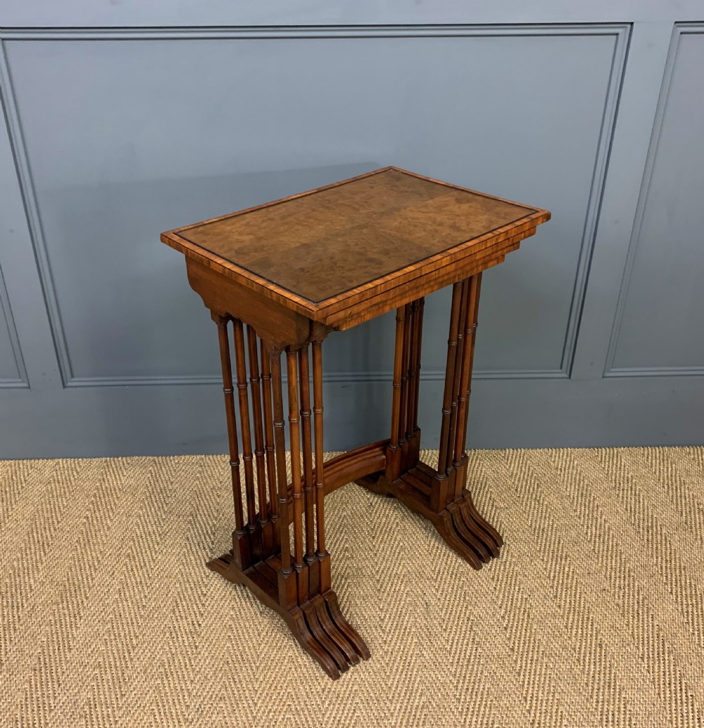 Edwardian Nest of 4 Tables View VIII