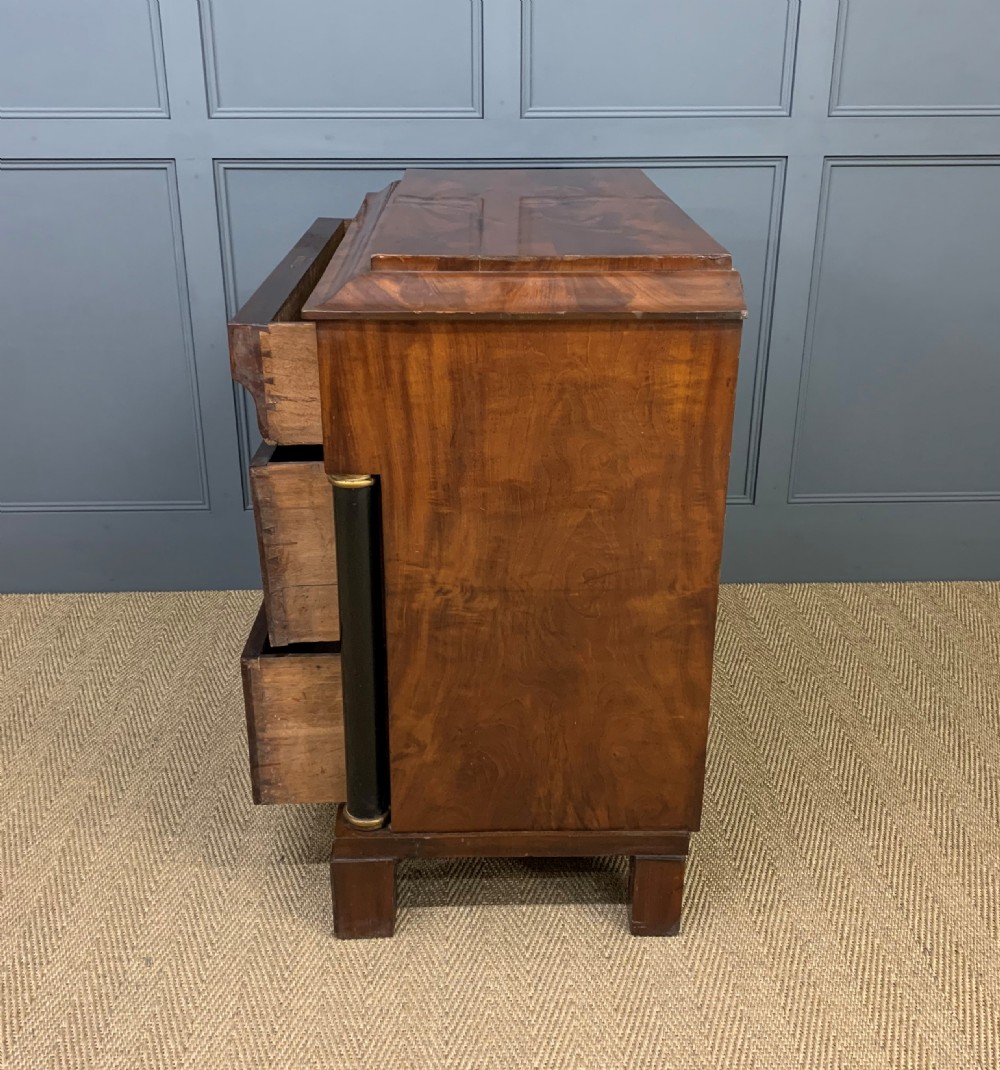 Flame Mahogany French Commode View XII