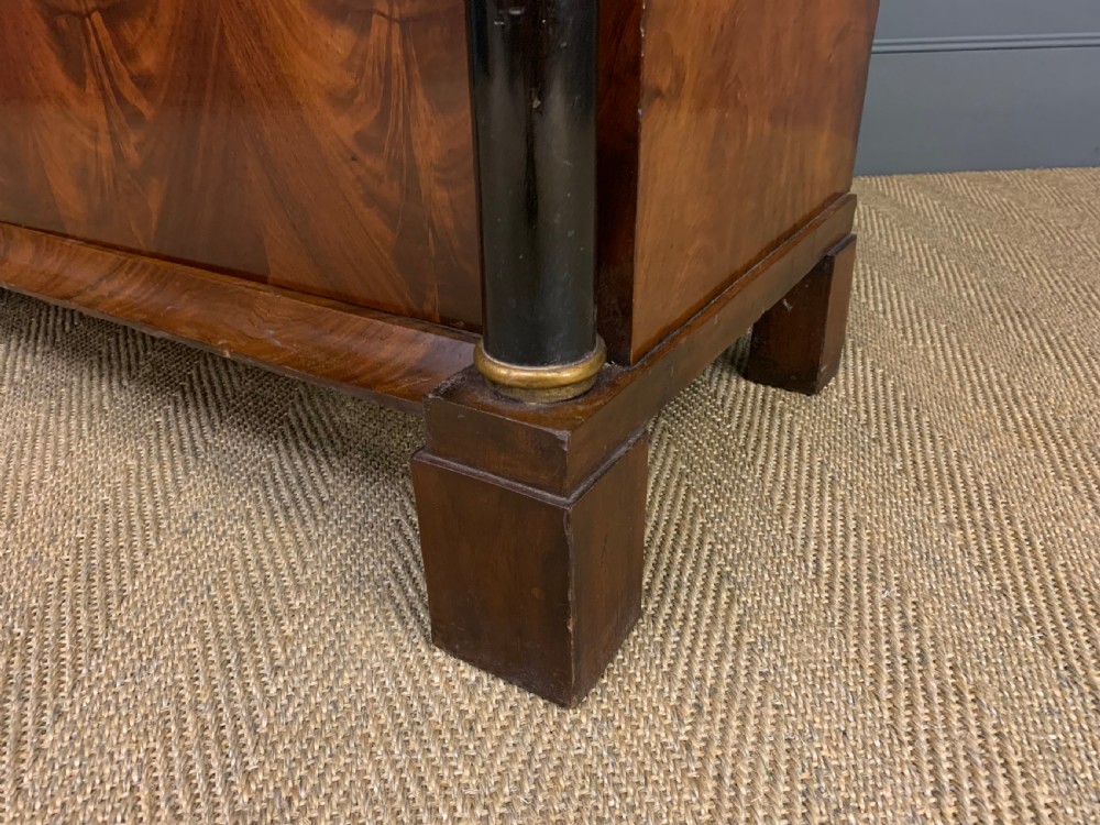 Flame Mahogany French Commode View XIII