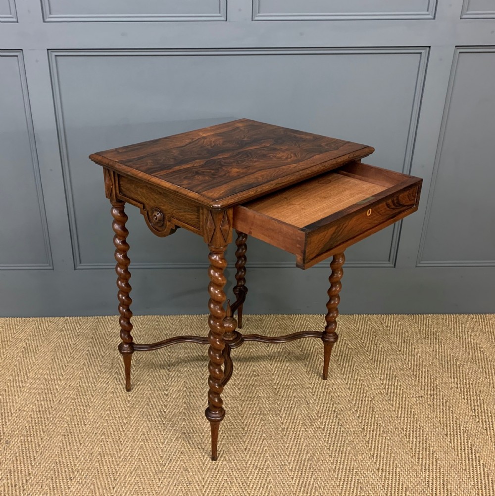 19th Century Rosewood Lamp Table View V