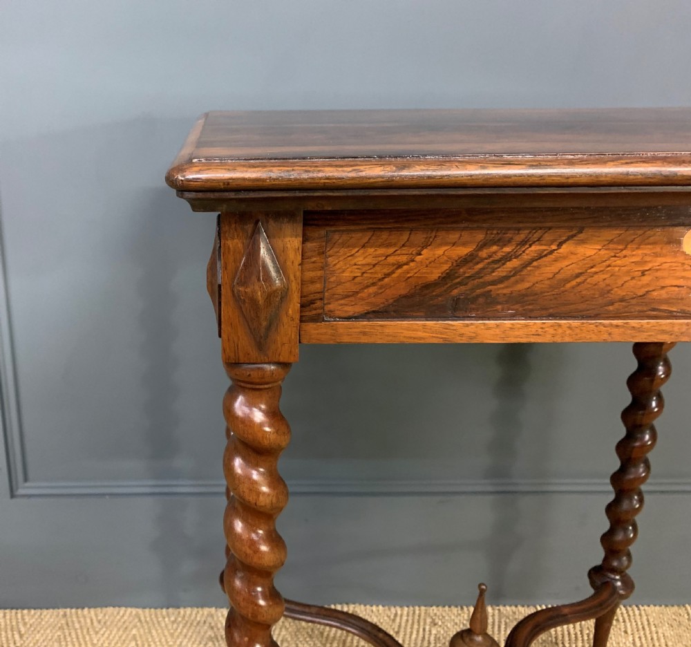 19th Century Rosewood Lamp Table View VII