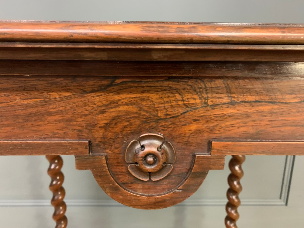 19th Century Rosewood Lamp Table View XIV