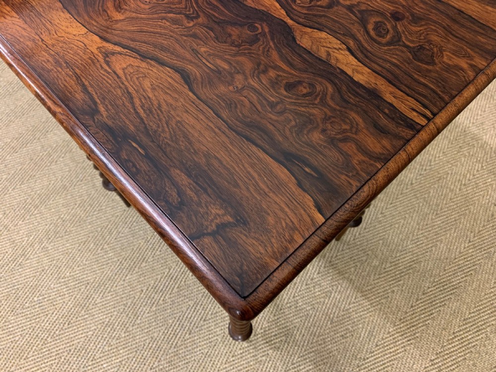 19th Century Rosewood Lamp Table View XV