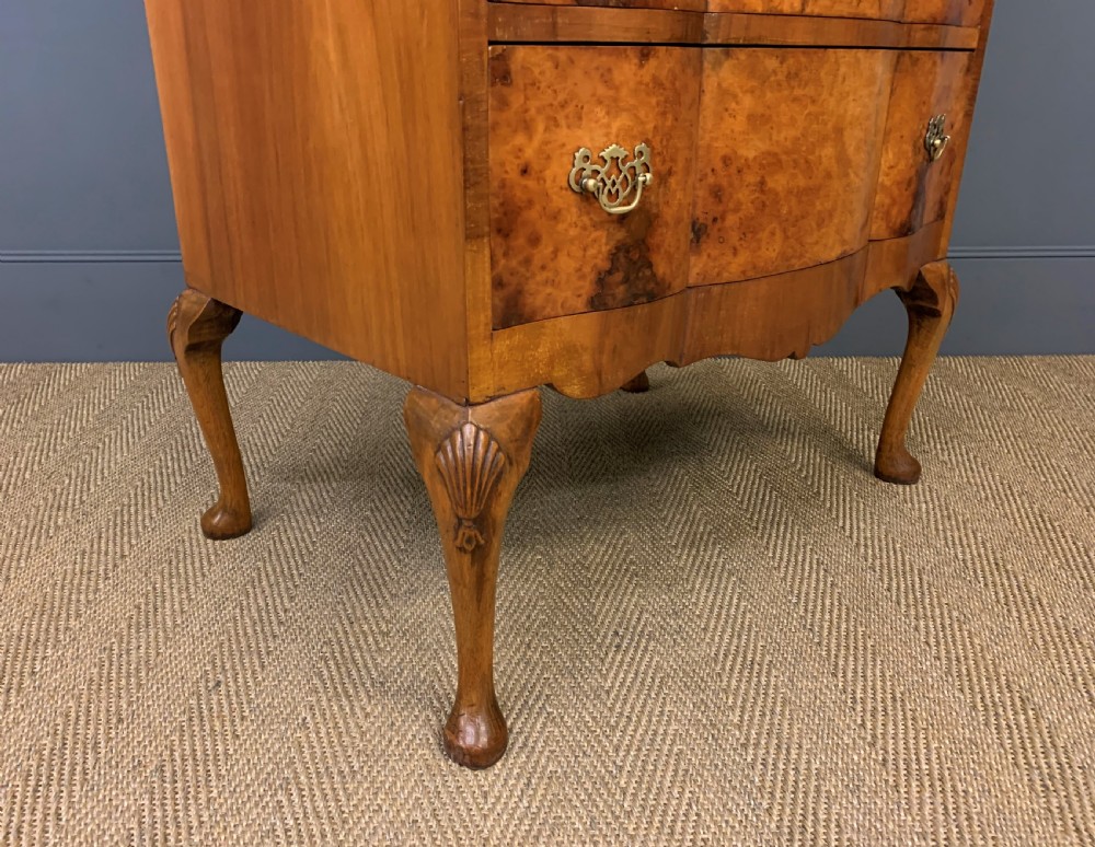Burr Walnut Chest on Stand View XII