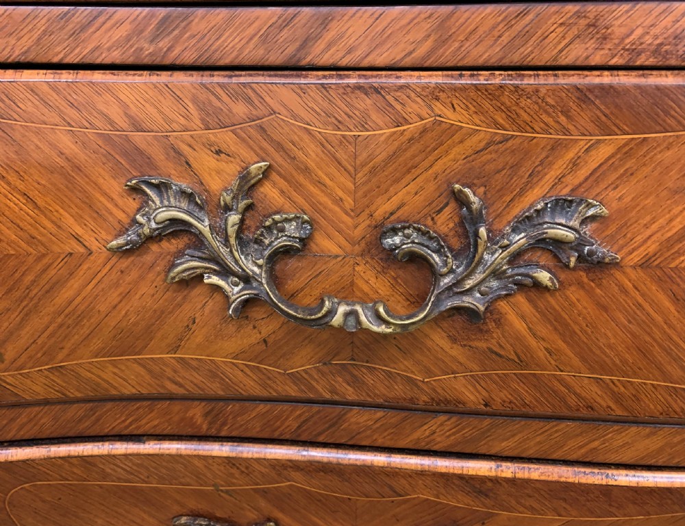 Large French Kingwood Marble Topped Commode View VIII