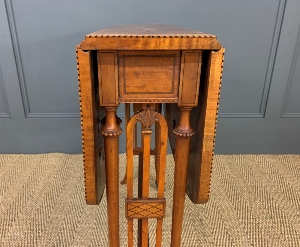 Inlaid Satinwood Sutherland Table View III