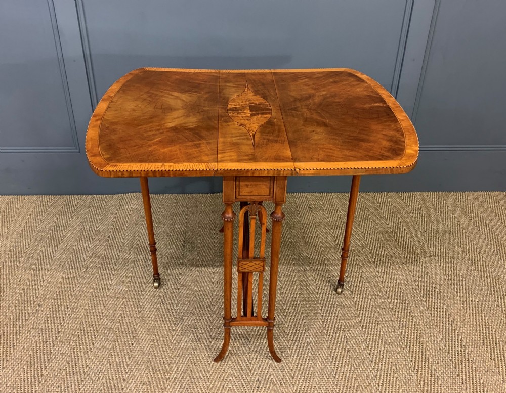 Inlaid Satinwood Sutherland Table View X