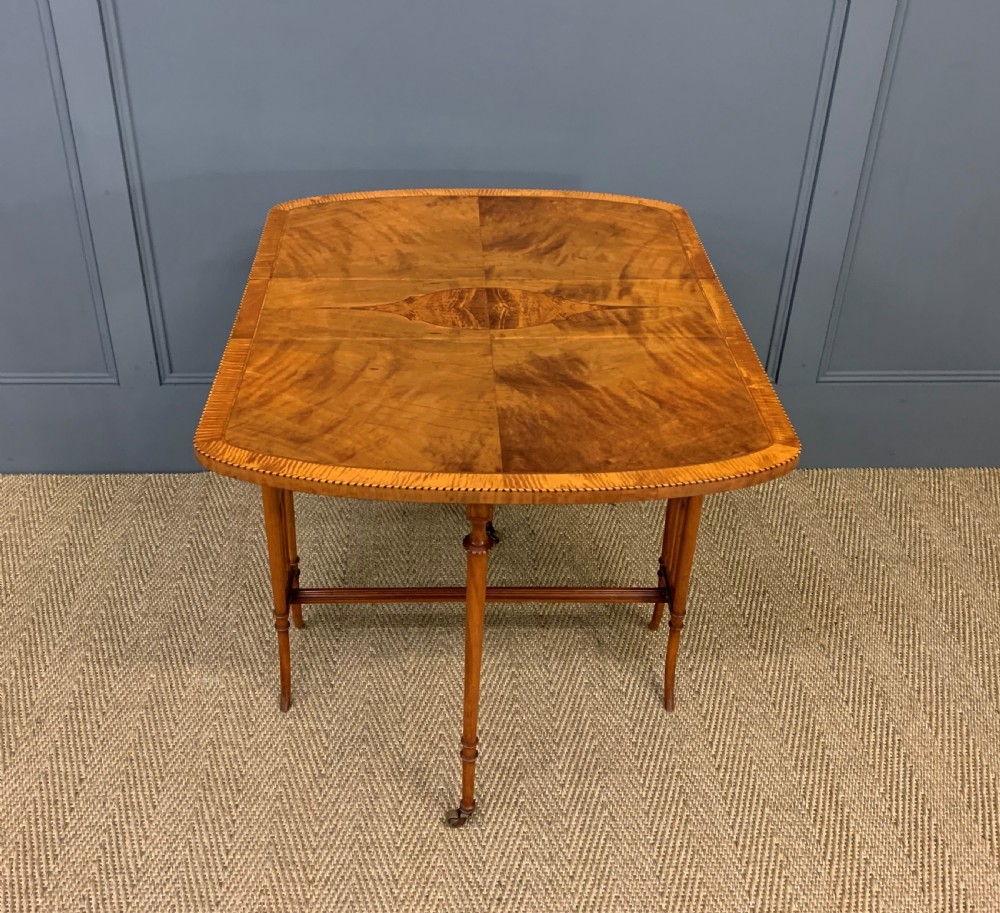 Inlaid Satinwood Sutherland Table View XII