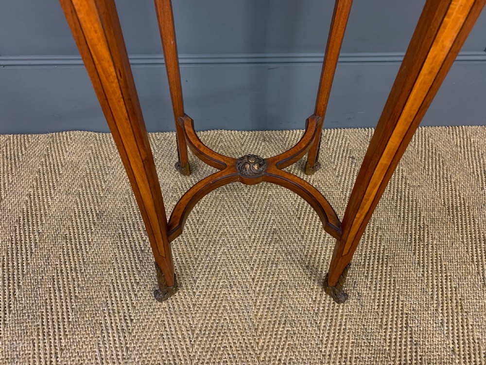 French Marble Topped Satinwood Cabinet View III