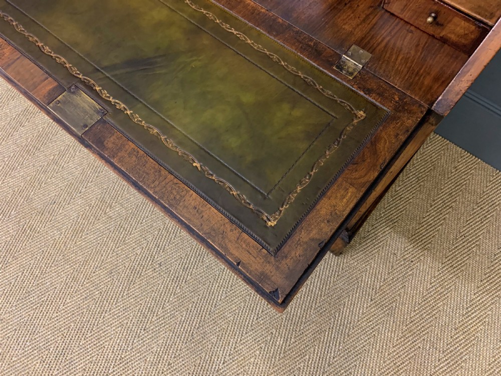 Dome Topped Burr Walnut Bureau Bookcase View XV