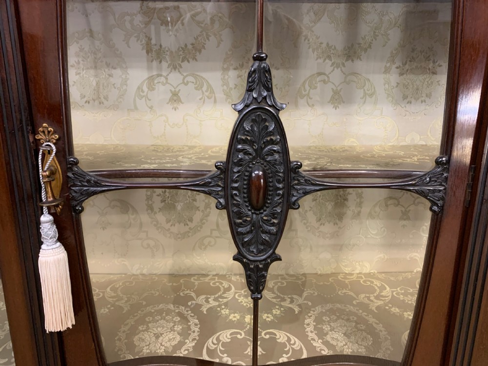 Adams Style Mahogany Display Cabinet View III
