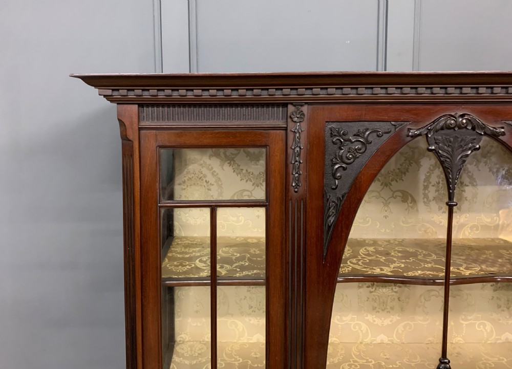 Adams Style Mahogany Display Cabinet View VII
