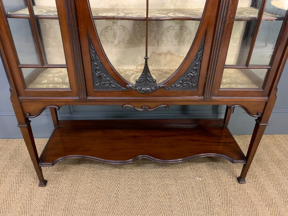 Adams Style Mahogany Display Cabinet View XI