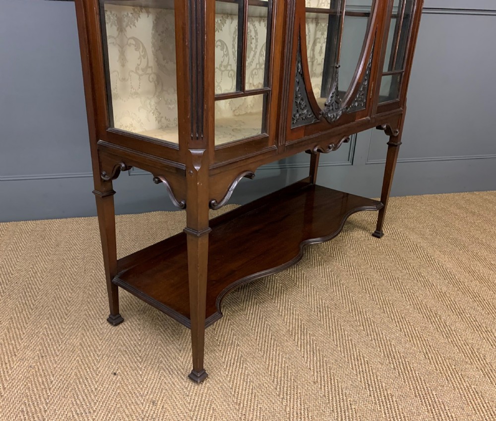 Adams Style Mahogany Display Cabinet View XIV