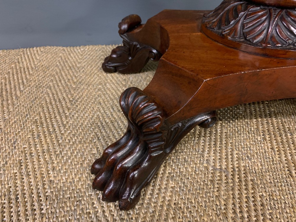 William IV Flame Mahogany Tea Table View VIII
