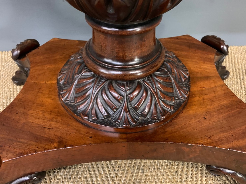 William IV Flame Mahogany Tea Table View XI