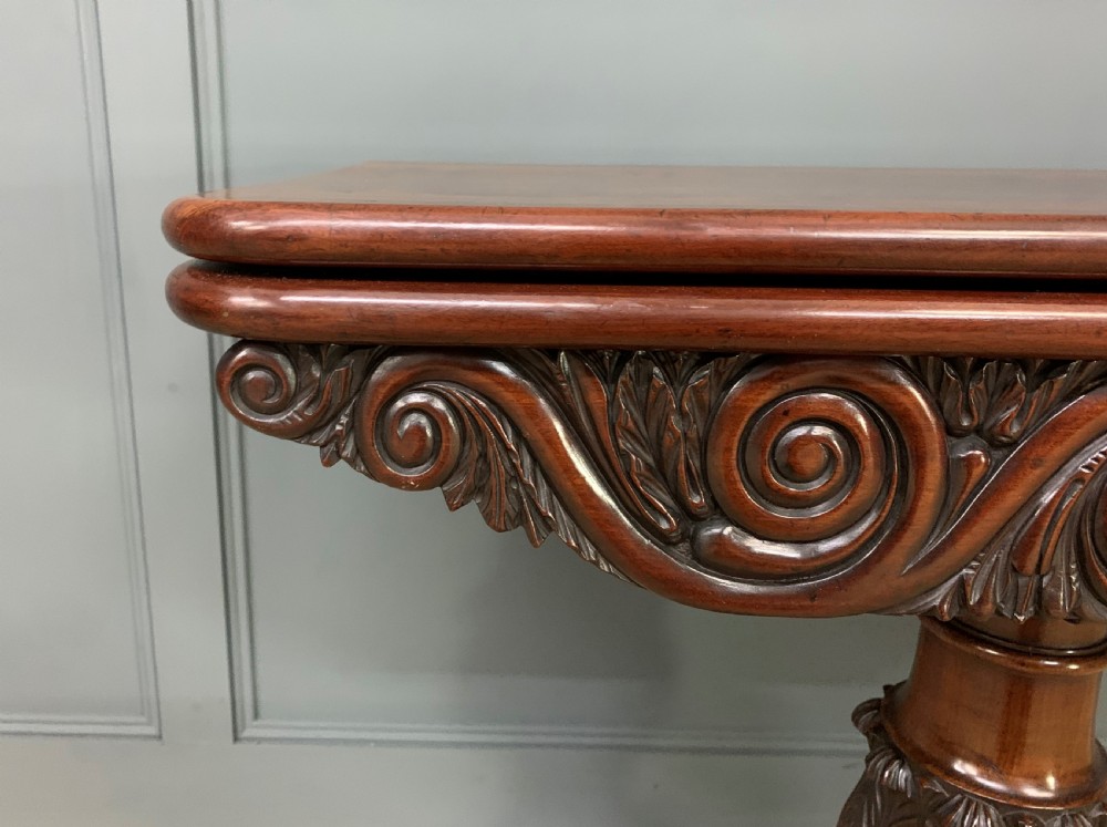 William IV Flame Mahogany Tea Table View XII