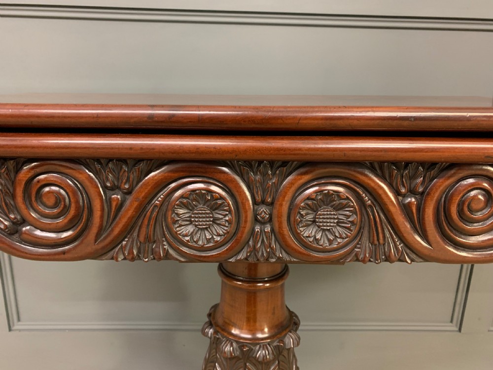 William IV Flame Mahogany Tea Table View XIII